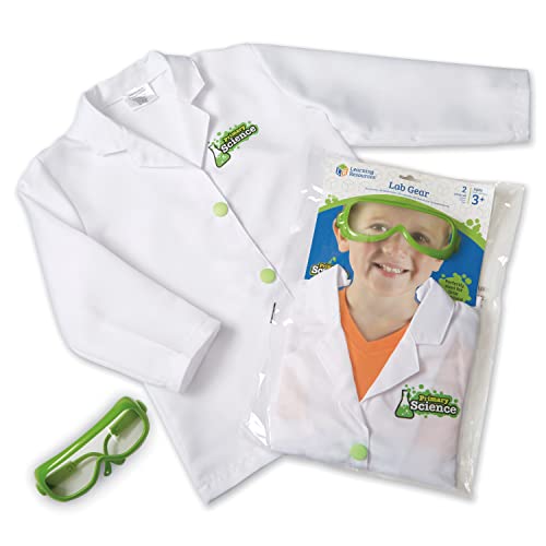 Learning Resources Lab Gear - 2 Pieces, Ages 3+ Toddler Learning Games, Pretend Play Scientist Costume, Lab Gear for Kids, Science for Kids, STEM Games - Image 1
