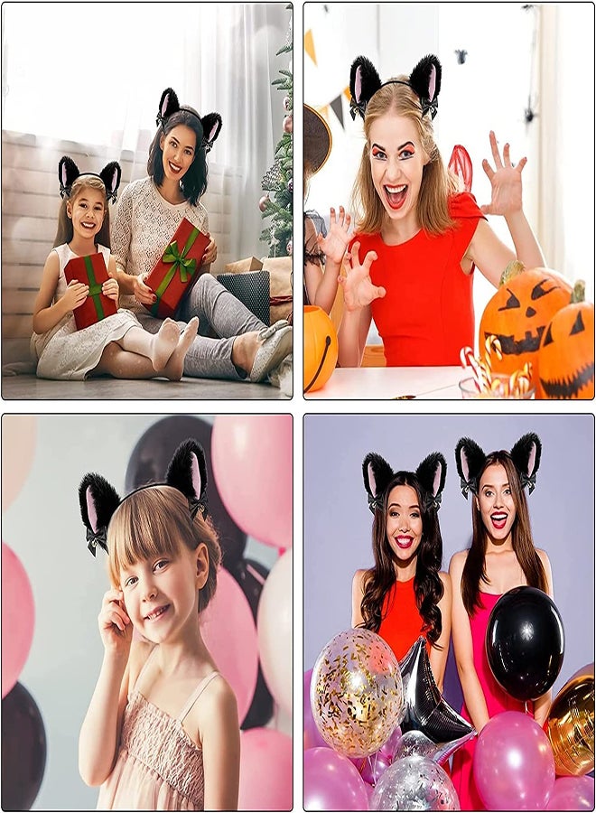 رباط شعر بأذني قطة، غطاء رأس بأذني ثعلب، رباط رأس بأذني كلب هسكي، إكسسوارات شعر للنساء والفتيات للزينة اليومية والحفلات، رباط شعر بأذني ثعلب لاحتفالات الأنمي وكوسبلاي، حفلات تنكرية فاخرة - Image 5