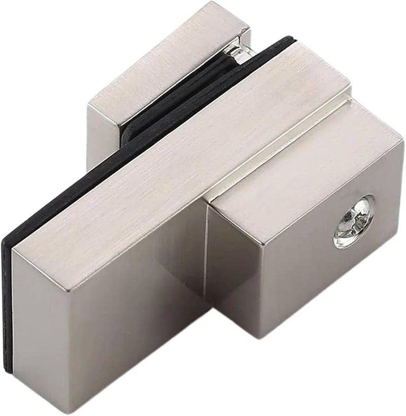 10Pcs Zinc Alloy Adjustable Glass Shelf Brackets Wall Mount Support Clips Hardware - Image 4