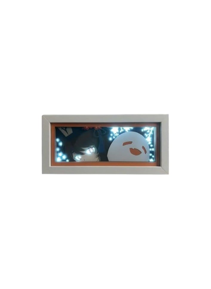 Black Anime LED Light Box, Anime Figure Lamp, Table Lamp, RGB Multi Color, Night Light for Room Decor - Image 1