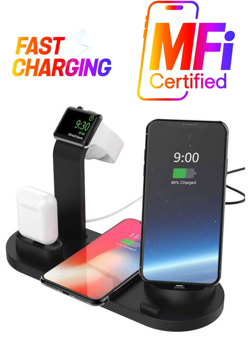 ELTRAZONE Professional Fast Wireless Charger for Apple iPhone/Android/Smartwatch/Air Pods - Image 1