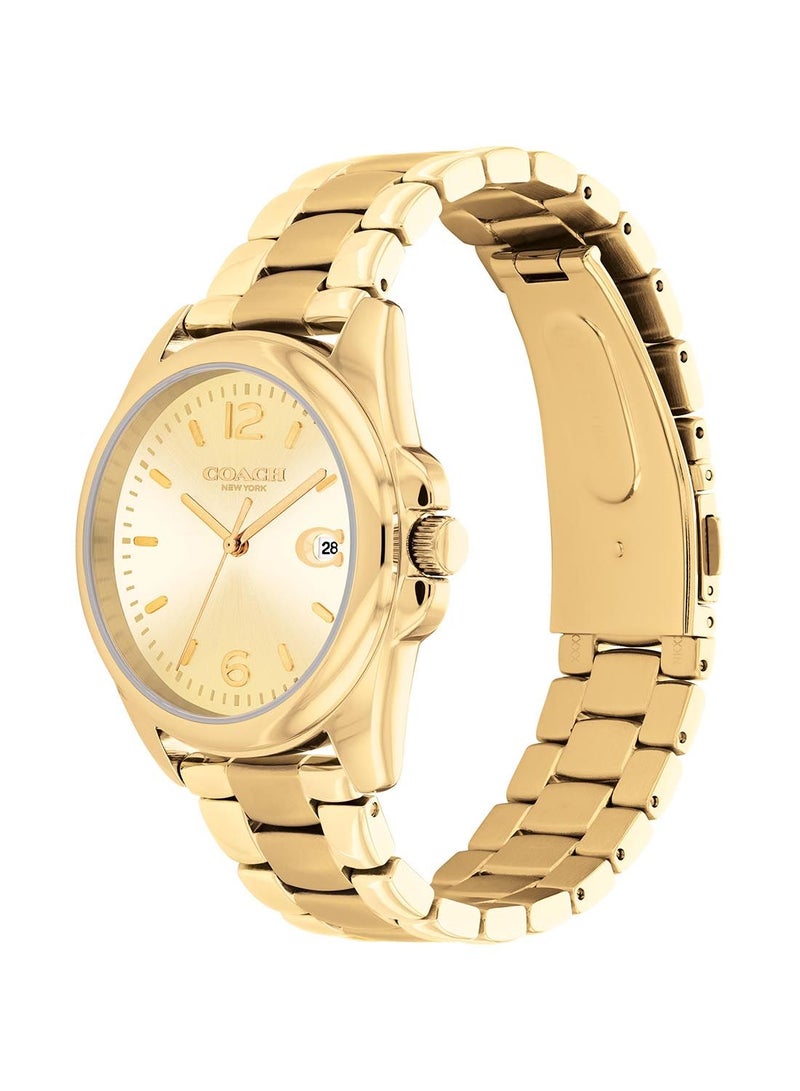 COACH ساعة جريسون بمينا ذهبي للنساء - 14503911 - Image 3