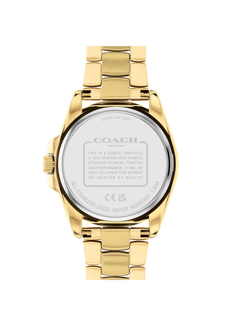 COACH ساعة جريسون بمينا ذهبي للنساء - 14503911 - Image 2