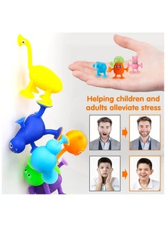 15 Pcs Soft Silicone Suction Cup Toys Pressure Play Set, Animal Shaped Suction Cup Toys, Multi-color Pressure Release, Parent-Child Interactive Games, Kids Room Toys - pzsku/Z42F116CF00F427DAC586Z/45/_/1729135667/12699199-2cd4-4ed9-827b-c9ecc73adfee