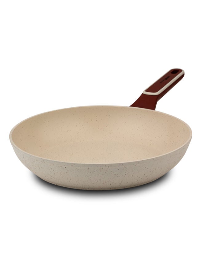 NAVA Fry Pan "Terrestrial" With Granite Nonstick Coating -Beige - Image 1