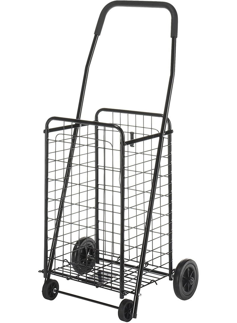DubaiGallery Shopping Utility Transit Hand Cart Large - Black - Image 3