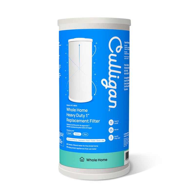 Culligan RFC-BBSA 25 Micron Whole House Water Filter for Sediment, 10" x 4.5" Compatible Replacement for FXHTC, W50PEHD, GXWH40L, GXWH35F, GNWH38S, WFHD13001 (Pack of 1) - Image 1