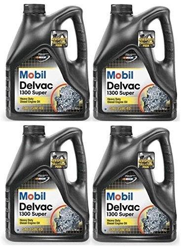 Mobil 1 112786 Delvac 1300 Super 15W-40 Diesel Engine Oil - 4 Gallon Pack - Image 3