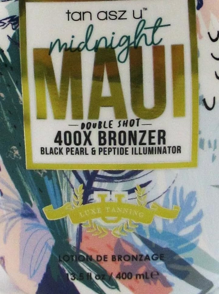Brown Sugar TAN ASZ U Midnight Maui Double Shot 400X Bronzer - 13.5 oz - Image 5