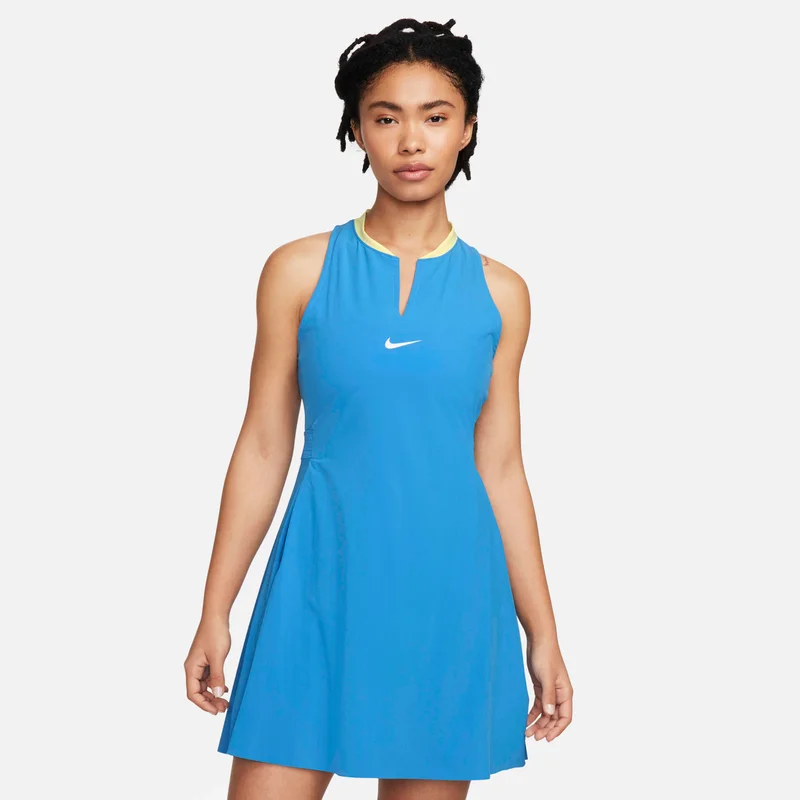 Nike royal blue Women's Dri-FIT Advantage Tennis Dress for Women | Best Price UAE