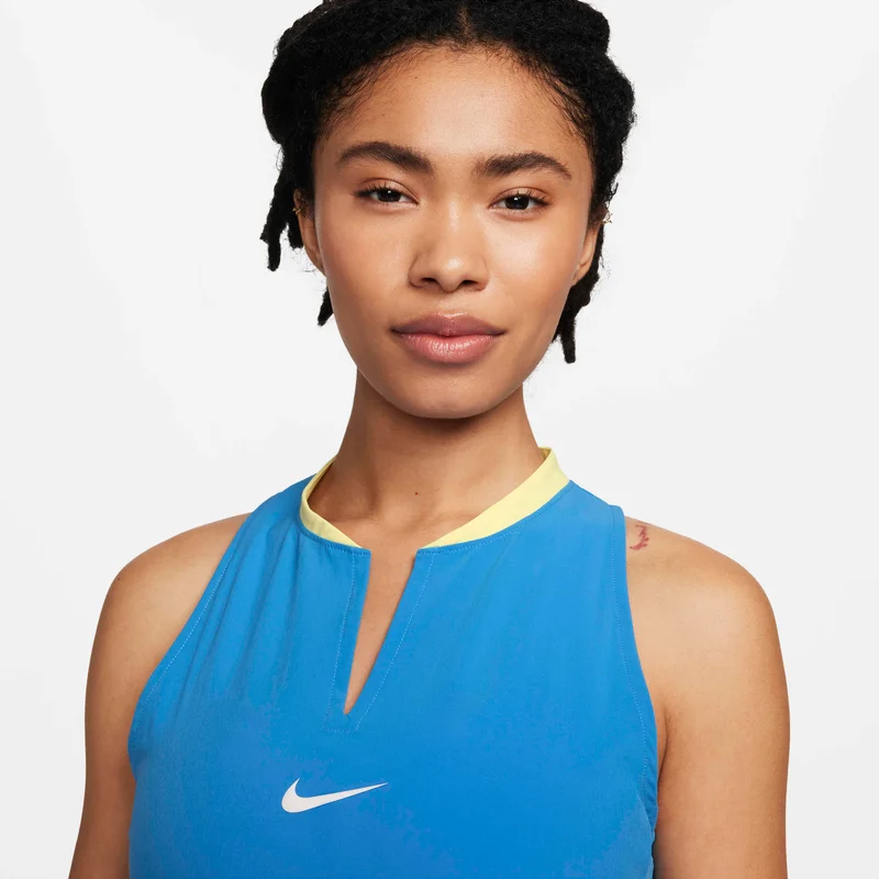 Nike royal blue Women's Dri-FIT Advantage Tennis Dress for Women | Best Price UAE