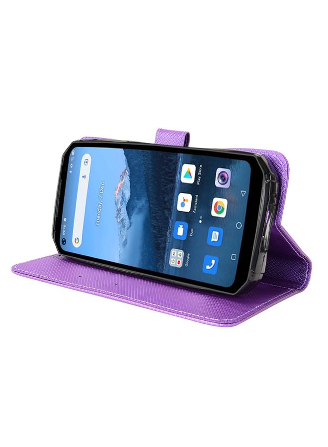 اس-توب جراب هاتف Oukitel WP16 مصنوع من الجلد بنقشة ماسية - Image 4