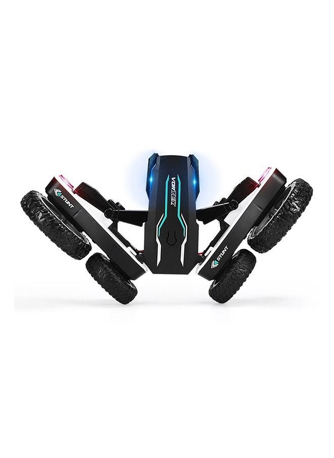 VORTEX Remote Control Car 4WD RC Stunt Car 360°Rotating Double Side Flips High Speed Rechargeable 2.4Ghz Black  - Image 5