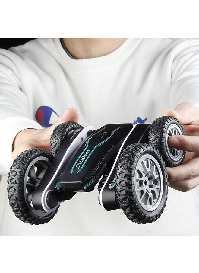 VORTEX Remote Control Car 4WD RC Stunt Car 360°Rotating Double Side Flips High Speed Rechargeable 2.4Ghz Black  - Image 4