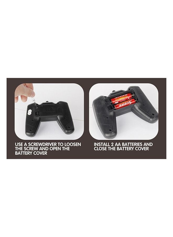 VORTEX - Remote Control Car 4WD RC Stunt Car 360°Rotating Double Side Flips High Speed Rechargeable 2.4Ghz Black - Image 1