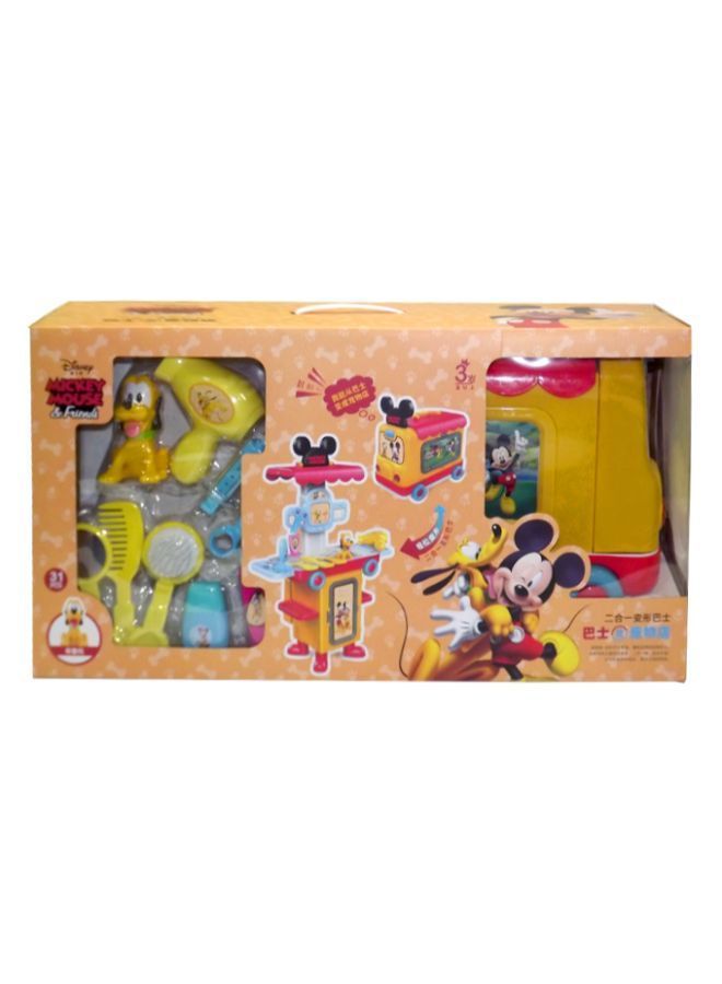 Mickey Mouse 2 in 1 Pet Transforming Bus Pretend Play Educational Toy