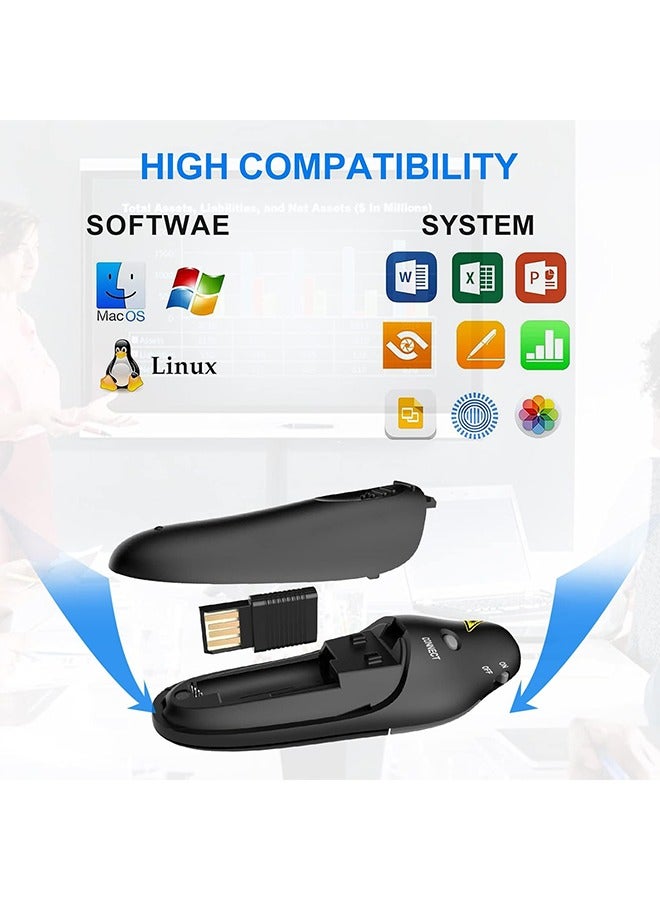 Generic Laser Pointer Wireless Presenter RF 2.4G Hz With USB Remote Control Powerpoint Presentation Flip Pen  - Image 3