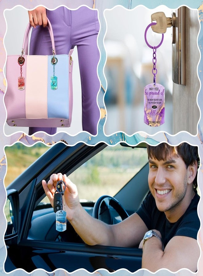 سوريو مجموعة شوريو من 12 قطعة من سلاسل المفاتيح الملهمة لعيد الميلاد، هدايا شكر وتقدير للموظفين، هدايا تقديرية ملهمة لزملاء العمل وفريق العمل - Image 5