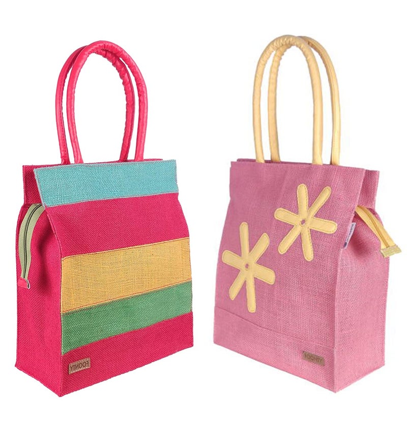FOONTY Daily Use Tote Bag/Grocery Bag/Gym Bag/Lunch Bag(Multicolor,FAB-34A) - Image 5