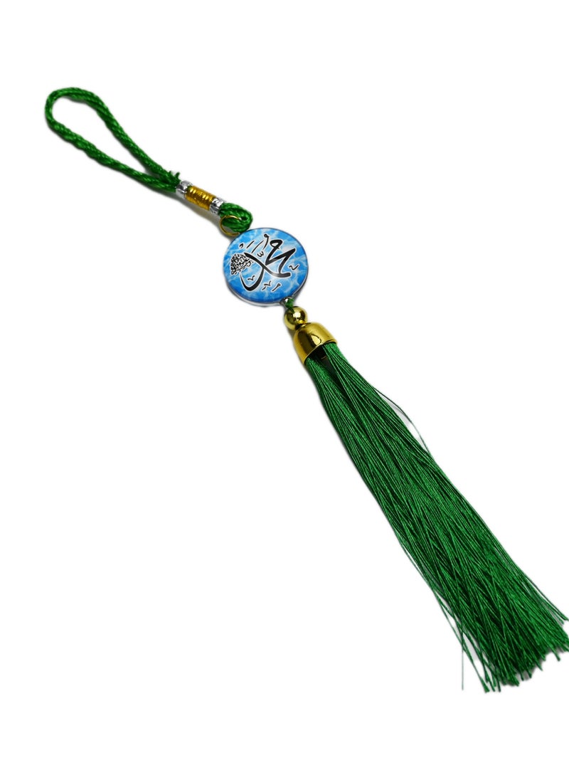 Generic - Muslim Car Mirror Hanging Islam Hanging Arabic Travel-Dua Car Rear Mirror Hangers-Allah Muhammad Islamic Al-Quran Ramadan Eid Muslim Car Décor Hanging Charm Decor Interior Accessories - Image 1