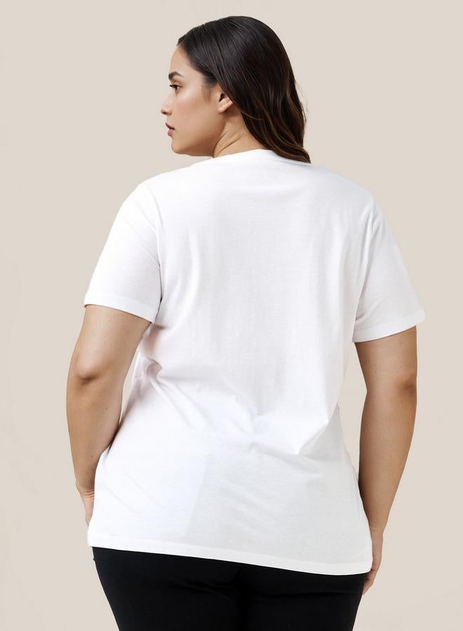 Ulla Popken Plus Size Ulla Popken Printed T-shirt - Image 3