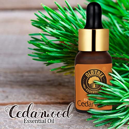 Old Tree Cedarwood Essential Oil (15ml) - for Home Fragrance, Aromatherapy, Skin, Hair, Diffuser, Candle Making - Massage Oil with Dropper for Relaxation and Soothe Muscles - Image 2