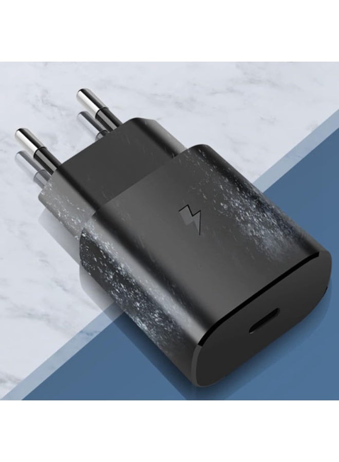 Original 25W USB-C Fast Charger Plug – Type-C Wall Charger Adapter Compatible with Samsung Galaxy S22/S21/S20/Note 20, A Series, iPhone 15/15 Pro, Google Pixel & More – Super Fast Charging Mains Power Adapter - Image 4