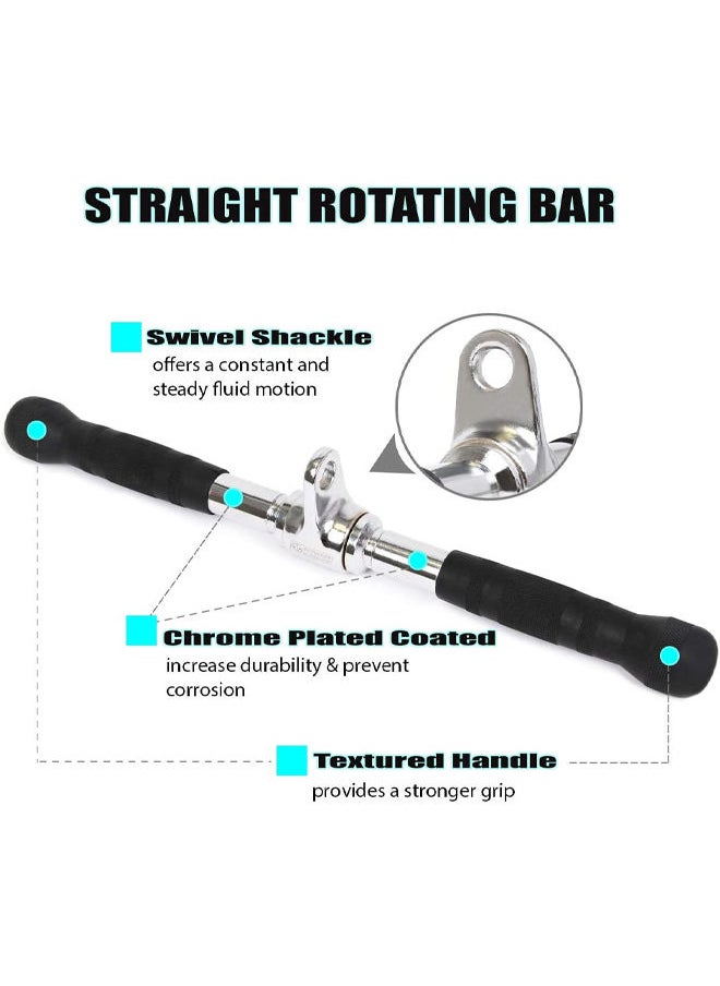 Generic - Triceps Press Down Cable Machine Attachment Set,Pulldown Attachment, Cable Machine Accessories For Home Gym - Image 1