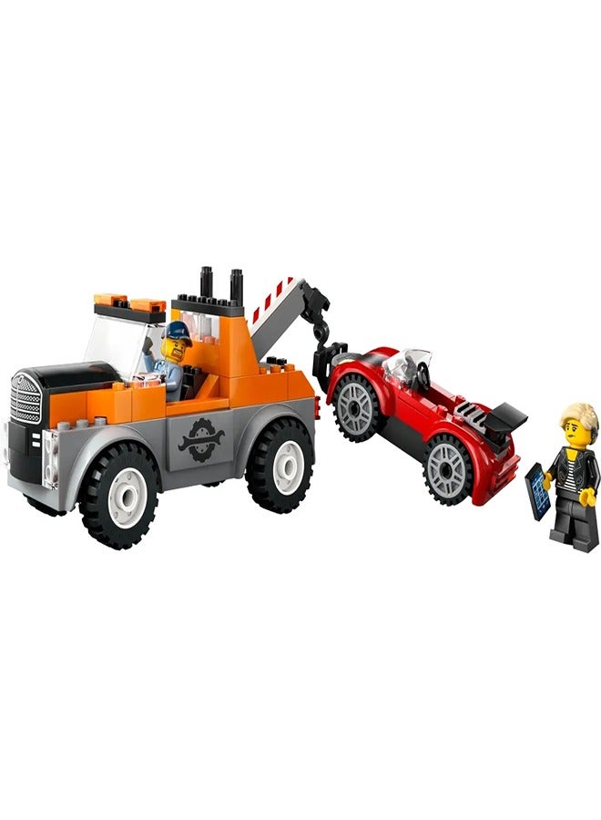 LEGO - City Tow Truck and Sports Car Repair 101 Pieces - 60435 - Image 1