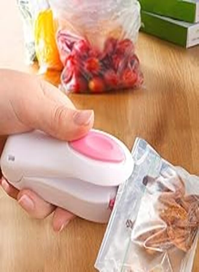 PL400 Portable Mini Household Mini Sealing Machine Heat Sealer Capper Food Saver for Plastic Bags Package Mini Gadgets