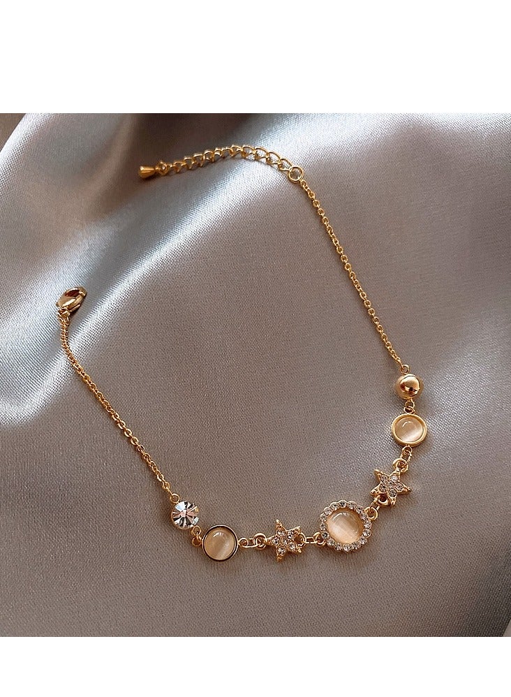 Minimalist Star Bracelet for Women Girls – Cute Friendship Jewelry for Best Friends, Sisters, Students, Simple Elegant Wrist Accessory - Image 3