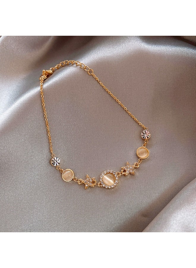 Minimalist Star Bracelet for Women Girls – Cute Friendship Jewelry for Best Friends, Sisters, Students, Simple Elegant Wrist Accessory - Image 2