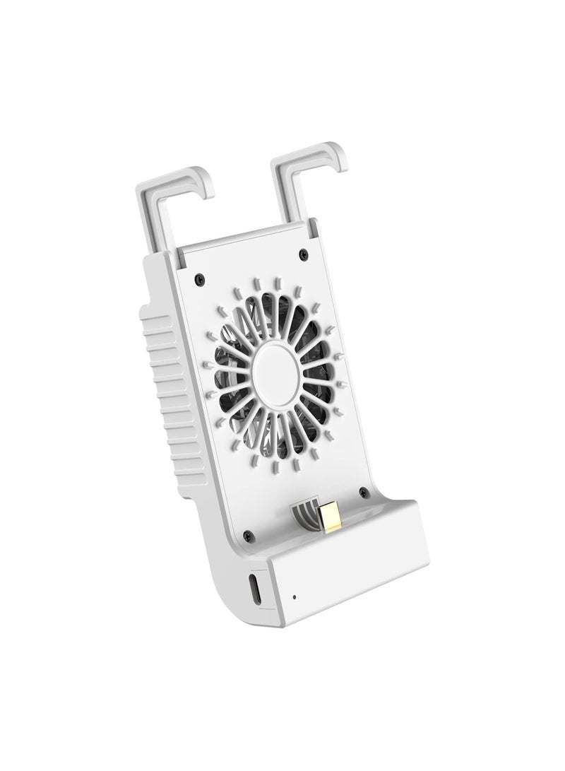 Captaintech Charger Dock for Switch OLED and Switch Lite, Portable Charging Stand Cooling Station with Cooling Fan for Switch and Switch Lite Accessories (White), 11.5x7x3.7CM (DSS-93) - Image 5