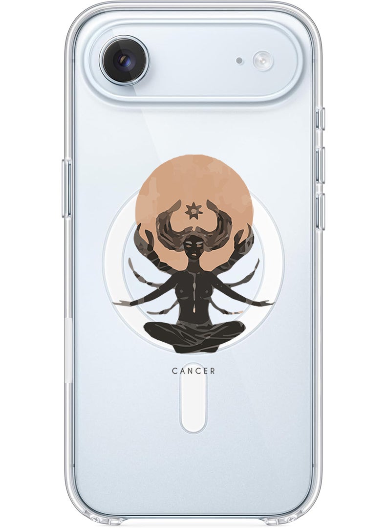 Theodor Magnetic Case for Apple iPhone 17 Air Compatible with MagSafe Wireless Charging, Shockproof Phone Bumper Cover - Cancer - Image 1