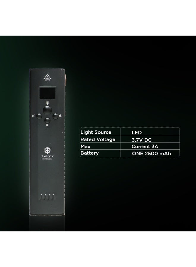 Toby's Toby’s CPL-T39 Dual LED Flashlight with Beacon & Work Light, Black Pointer, 1200LM Turbo, RGB Flash, Magnet - Image 2