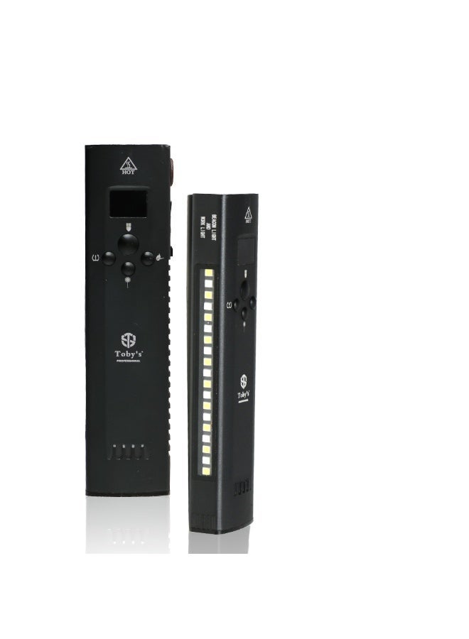 Toby's Toby’s CPL-T39 Dual LED Flashlight with Beacon & Work Light, Black Pointer, 1200LM Turbo, RGB Flash, Magnet - Image 1