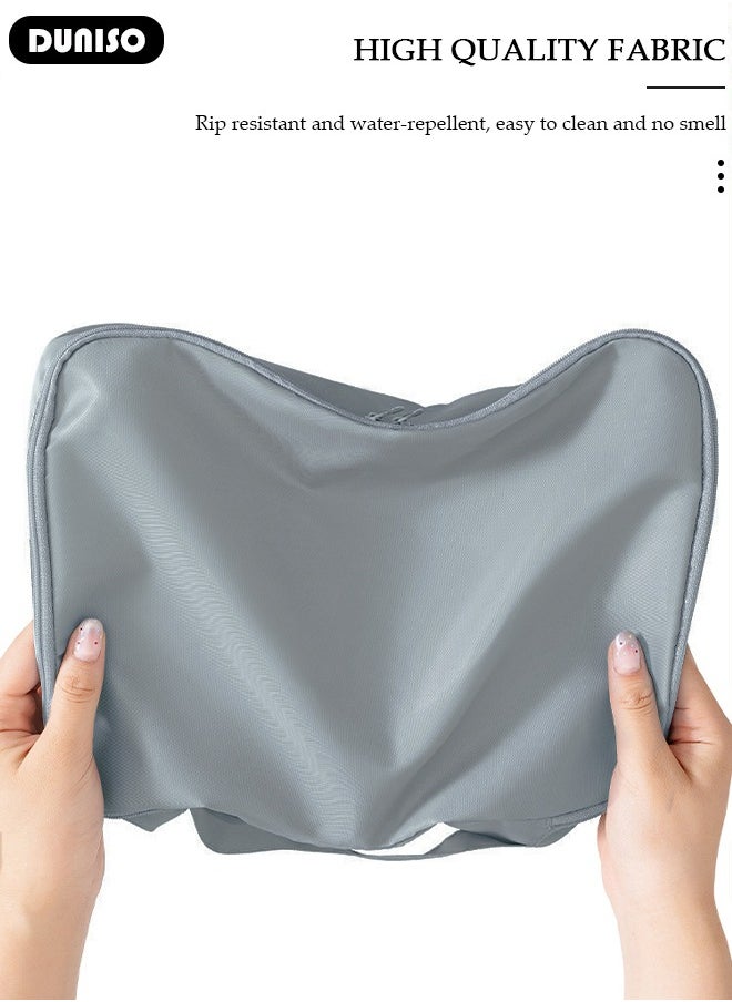 DUNISO - 8 Piece Travel Organizer Bags for Luggage, Waterproof and Durable Travel Bags, Packing Cubes for Travel, Compression Cubes for Suitcases, Travel Bags for Clothes, Toiletries, Clothing, Underwear - Image 1