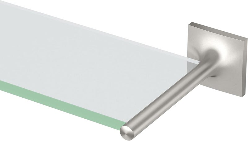 Gatco 5596 Waterline Glass Shelf Satin Nickel - Image 1