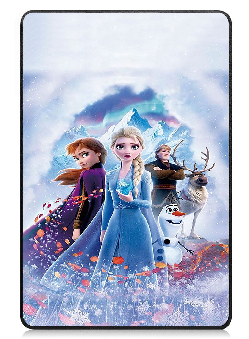 Theodor Protective Flip Case For Apple iPad mini 7th Generation (A17 Pro 2024 Model) (Mini 6 2021 Model  6th Generation) With Trifold Stand Auto Wake Sleep Shockproof Cover Elsa the Snow Queen - Image 1