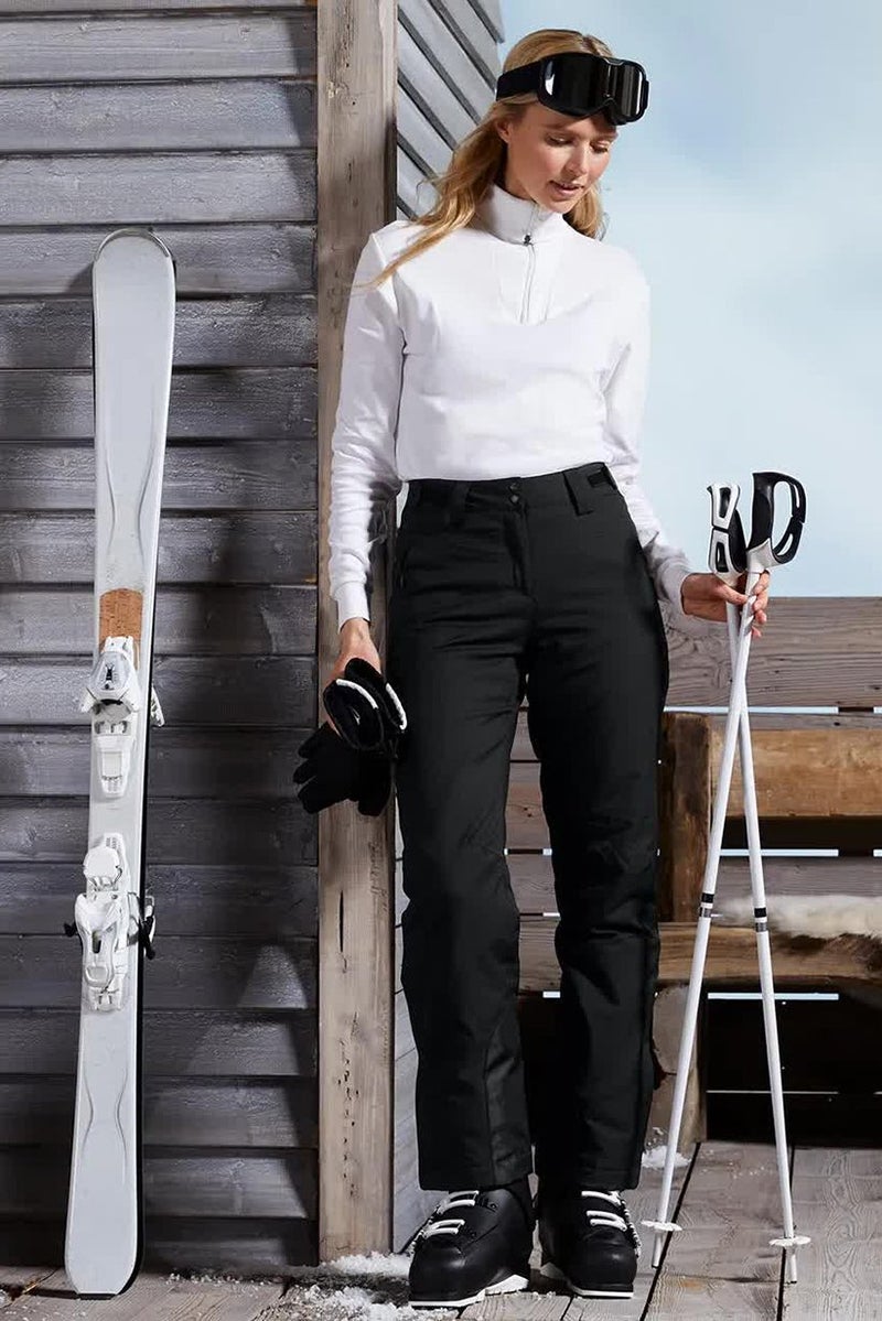 Tchibo Women Sportswear Fit Skihose Pants, Black  - Image 1
