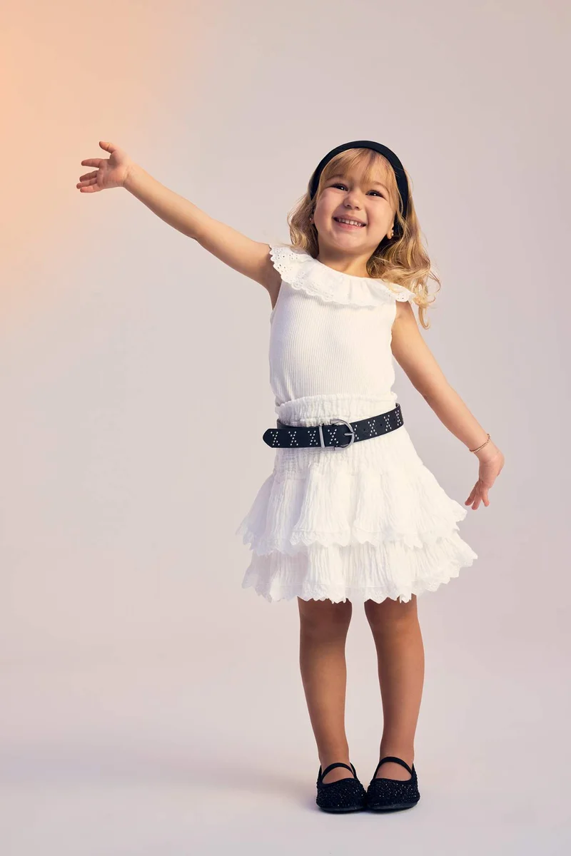 DeFacto Baby Girl Muslin Regular Fit Skirt