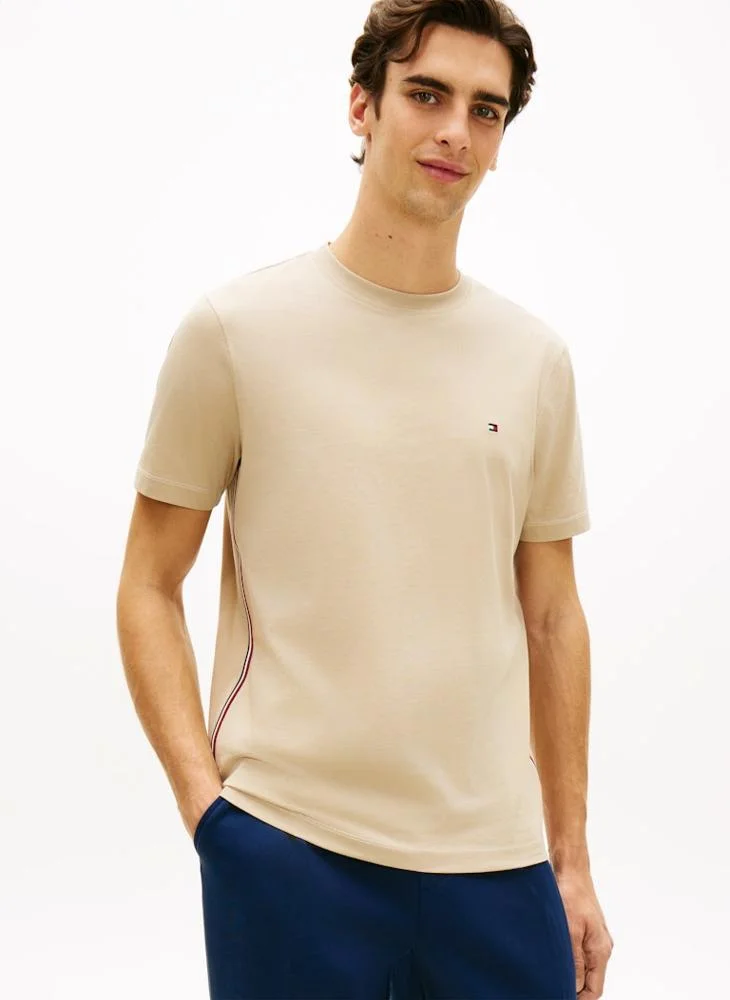Global Stripe Side Seam Jersey T-Shirt