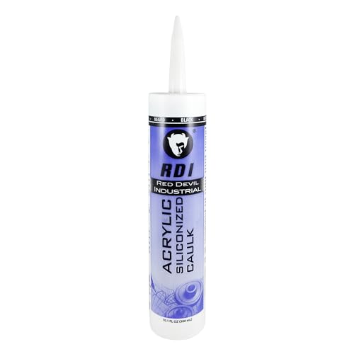 Red Devil 08466I RD Pro Construction Grade Siliconized Acrylic Sealant, 10.1 oz., Black, 1 Pack - Image 5