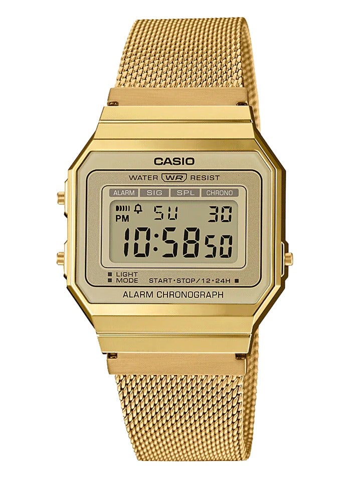 CASIO Vintage Digital Unisex Watch - A700WMG-9ADF - Image 1