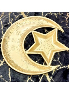 Stellar Stores Star and Crescent Gold Plastic Plate, for Serving Nuts, Almonds, Snacks, Dates, Ramadan Delights - pzsku/Z42F31DCCEF8E46160B8FZ/45/_/1739019793/be4fa153-0fd4-4b11-a5cf-d22a6e5be035