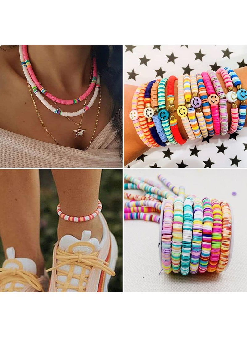 Arabest 4500 قطعة من الأساور لصنع الخرز الطيني لصنع الخرز بنفسك - Image 5