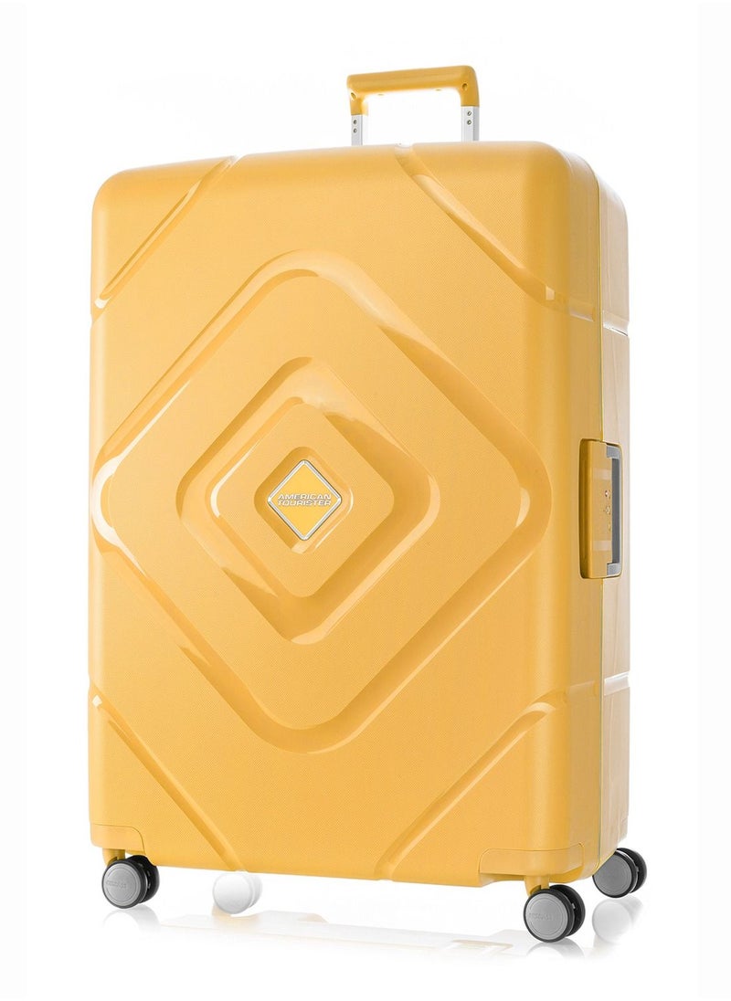AMERICAN TOURISTER American Tourister TRIGARD hard spinner luggage large TSA 81 cm - Yellow  - Image 1