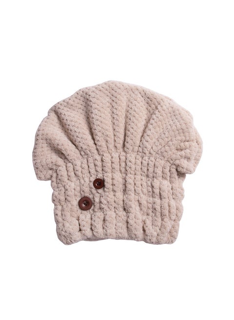 Pineapple Checkered Absorbent Hair Drying Cap Milk Cafe