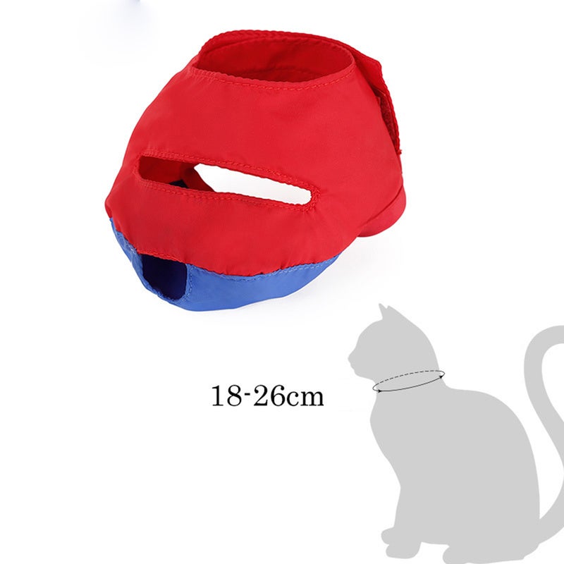 Pet Cat Bathing Hood Anti-bite Mouth-muffle Safe Pet Pressure Relieve Tool for Pet Grooming - Image 2