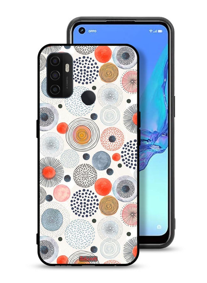 Tolwak Oppo A33 (2020) Protective Case Cover Cotton Flowers Pattern - Image 1